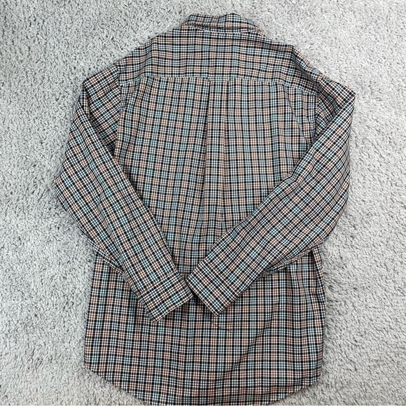 Pendleton Shirt Mens Medium Button Up Long Sleeve Classic Plaid Bridgeport Work - Picture 4 of 5